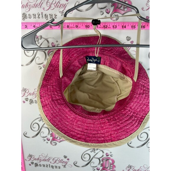 Panama Jack hat outdoor bucket fisherman Beige Bucket Hat with Pink Accent main image 4